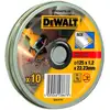 Image de Disque à tronçonner DEWALT en acier inoxydable plat 125 mm x 1,2 mm DT42340TZ-QZ