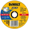 Image de Dewalt DT43906-QZ Disque à tronçonner l'inox 125x22,2mm, épaisseur 1.6mm, moyeu plat
