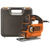 Image de Black decker 550 w scie sauteuse pendulaire autoSelect, max. de 80 mm profondeur de coupe avec lame de scie à bois et étui