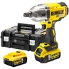 Image de DEWALT - Boulonneuse à Chocs 1/2' Brushless XR 18V 5Ah Li-ion - DCF899P2-QW - Visseuse à Choc sans Fil avec Coffret TSTAK, Chargeur, 2 Batteries 5 Ah - Boulon M20 - 3 Vitesses (0-400/1200/1900tr/min)