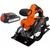 Image de BLACK+DECKER - Scie Circulaire électrique sans fil avec sa batterie 18 V 1.5Ah, Profondeur de coupe : 43 mm - Coupes biaises à 45° - 1 lame - BDCCS18-QW 1 Batterie Orange