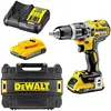 Image de Perceuse-visseuse à percussion 18V DEWALT DCD796D2-QW Brushless avec coffret et 2 batteries 2,0 Ah