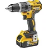 Image de DEWALT - Perceuse Visseuse à Percussion Brushless XR 18V, avec 1x coffret TSTAK, 1x chargeur et 2x batteries 5Ah, DCD796P2-QW