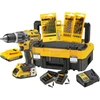 Image de Jeu de perceuses à percussion DEWALT 18V 2,0(BL) avec accessoires DCK796D2T-QW