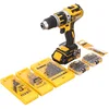 Image de DEWALT - Perceuse-Visseuse À Percussion Compact Brushless XR 18V Lithium Ion, 1,5Ah - DCK795S2T-QW - Perceuse Visseuse Sans Fil Avec Coffret TSTAK - 2 vitesses - Mandrin 13mm en Métal