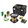Image de DeWalt DCE079D1G XR Kit laser rotatif auto-nivelant, 18 V, jaune/noir, lot de 8 pièces Taille Unique Multicolore
