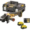 Image de DeWalt DCG405P2-QW Meuleuse XR 18V 5Ah Li-Ion Brushless - 125mm - 2 batteries - coffret TSTAK