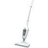 Image de BLACK+DECKER - Balai Vapeur avec Patin Microfibre - Nettoyeur de Sol 1300W - Multi-Surfaces - Temps de Chauffe 25 sec - Tête Pivotante 180° - Réservoir 380 ml - Nettoyage Parfait - FSM13E1-QS