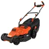 Image de Tondeuse filaire 1600 W - largeur de coupe 38 cm - hauteur de coupe 20 à 70 mm - bac 45 L - Black+Decker BEMW471BH-QS