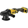 Image de DeWalt DCM848P2-QW Polisseuse à Double action XR 18V 5Ah Li-Ion Brushless - 2 Batteries Jaune
