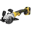 Image de DeWalt DCS571P2-QW Scie circulaire XR 18V 5Ah Li-Ion Brushless 115 mm - 2 Batteries - Coffret TSTAK Jaune