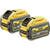 Image de Dewalt Lot de 2 Batteries de Rechange 18 V XR Flex Volt DCB547 rétrocompatibles avec Les Outils sans Fil 54 V et 18 V