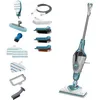 Image de BLACK Plus DECKER - Balai Vapeur Multifonctions Filaire - 1600W - Avec corps détachable - Tête Delta et Gant STEAMITT - 14 accessoires - Temps de Chauffe : 15 s - Câble : 8 m - BHSM1610DSM-QS