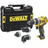 Image de Perceuse-visseuse multi-têtes 12V DEWALT DCD703NT-XJ avec coffret