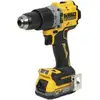 Image de Perceuse-visseuse à percussion sans fil DEWALT 18V XR (sans balais) incl. 2x batterie Powerstack (18 Volt / 1,7 Ah) avec technologie de batterie Pouch DCD805E2T-QW