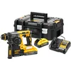 Image de DEWALT Martillo Electroneumático sin escobillas XR 18V SDS plus® 2,1J 2 baterías POWERSTACK Li-Ion 5Ah y maletín TSTAK pour pros et bricoleurs, travaux précis en atelier, construction robuste