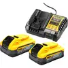 Image de Kit de démarrage batterie Powerstack DCB1104H2, incl. 2x batterie 18 volts, Bundle