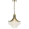 Image de Suri 1Light Pendant Antique Brass Come With Clear Beads