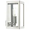 Image de Applique murale Era acier inoxydable et verre 1 ampoule