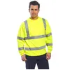 Image de Portwest B303 Sweat-Shirt Bande Réfléchissante Poignets Bord Côte Léger