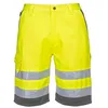 Image de Portwest Bermuda HiVis Poly-coton, Couleur: Jaune/Gris, Taille: XL, E043YGYXL
