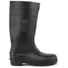 Image de Portwest FW95 Wellington De Sécurité S5 Étanches PVC Nitrile | Noir, 48, Coquille Acier, Semelle Anti-Perforation, EN ISO 20345:2022, Résistance Chimique Aux Produits, Talon À Absorption