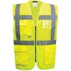 Image de Portwest Gilet exécutive maille Madrid, Couleur: Jaune, Taille: XXL, C496YERXXL