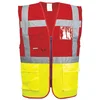 Image de Portwest Gilet Executive Paris, Couleur: Jaune/Rouge, Taille: M, C276YREM