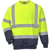 Image de Portwest B306 Sweat-Shirt Bicolore Panneaux Contrastant Poignets Bord Côte