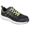 Image de Portwest Tennis TOVE Steelite S1P, Couleur: Noir/Vert, Taille: 41, FT15BGN41