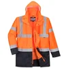 Image de Portwest Parka 5 en 1 Essentiel Bicolore, Couleur: Orange/Marine, Taille: L, S766ONRL