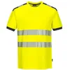 Image de Portwest T181 PW3 T-shirt de Sécurité à Manches Courtes Haute Visibilité Jaune/Noir, Petit