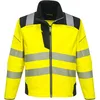 Image de Portwest Softshell Haute-Visibilité PW3, Couleur: Jaune/Noir, Taille: 6XL, T402YBR6XL