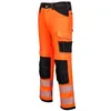 Image de Portwest PW340 PW3 Hi-Vis Work Trousers (Orange/Black, 46 Regular),46w / 31l