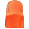 Image de Portwest Casquette respirante avec jupe de soleil HA22, orange, taille unique
