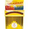 Image de 12 Flageolets Laiton Nickel En 6 Tonalités