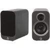 Image de Q ACOUSTICS 3010i Paire d'enceintes compactes pour étagère Gris Graphite   Boîtier Reflex 2 Voies, Haut-Parleur de Basse 100 mm et Tweeter 22 mm   HiFi stéréo/Passif