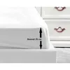 Image de LOVELY HOME Drap Housse 100% coton 140x190x25 cm blanc