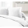 Image de LOVELY HOME Lot de 2 Taies dOreillers 100% coton 63x63 cm blanc