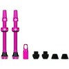 Image de Muc-Off Valves Presta Tubeless - 60 mm - Valves de Vélo Anti-Fuite de Qualité Supérieure avec Outil Démonte-Obus de Valve Intégré - Rose