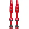 Image de Muc-Off Big Bore Lite Lot de 2 tiges de valve sans chambre à air Rouge Longueur 35 mm