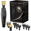 Image de Remington Tondeuse Barbe [Visibilité & Maîtrise] T-Series (Design ergonomique, 2 Lames en titane Micro-Précision: 30 & 7mm, 6 Sabots ajustables 0,4-15mm, Sans fil, Wet&Dry) Tondeuse électrique MB7000
