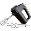 Image de Russell Hobbs Batteur Electrique Cuisine [Design premium] Noir Mat (2 Fouets Hélice, 2 Crochets Pétrin, 5 Vitesses, Turbo, Ergonomique, 350W, accessoires compatibles Lave-vaisselle) Batteur 24672-56