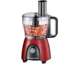 Image de Russell Hobbs Robot cuisine multifonctions [Mixeur/blender/Râpe/hachoir/pétrin/batteur] Robot (pétrir, mélanger & couper, etc., + accessoires, compatible lave-vaisselle, max 900W) Rouge 27110-56
