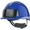 Image de JSP Casque de sécurité crémaillère ventilé Porte Badge EVOLite - CR2 Gris Bleu - Protection EPI