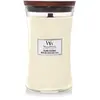 Image de WoodWick Bougie parfumée grand format sablier | Noix de coco des îles | avec mèche crépitante | Durée de combustion : jusqu'à 130 heures