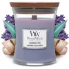 Image de WoodWick bougie parfumée moyenne avec mèche en bois crépitante | Lavande Relaxante | Jusqu'à6pk0 heures de combustion