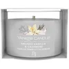 Image de Yankee Candle Bougie votive garnie de vanille fumée et de cachemire