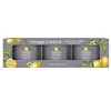 Image de Yankee Candle Lot de 3 bougies votives remplies thé noir et citron