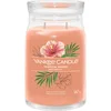 Image de Yankee Candle Signature 1629985E Bougie parfumée en pot avec double mèche Parfum brise tropicale Bougie à combustion longue en cire de soja Cadeau parfait pour femme, Large Jar Candle